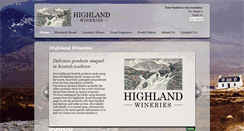 Desktop Screenshot of highlandwineries.co.uk